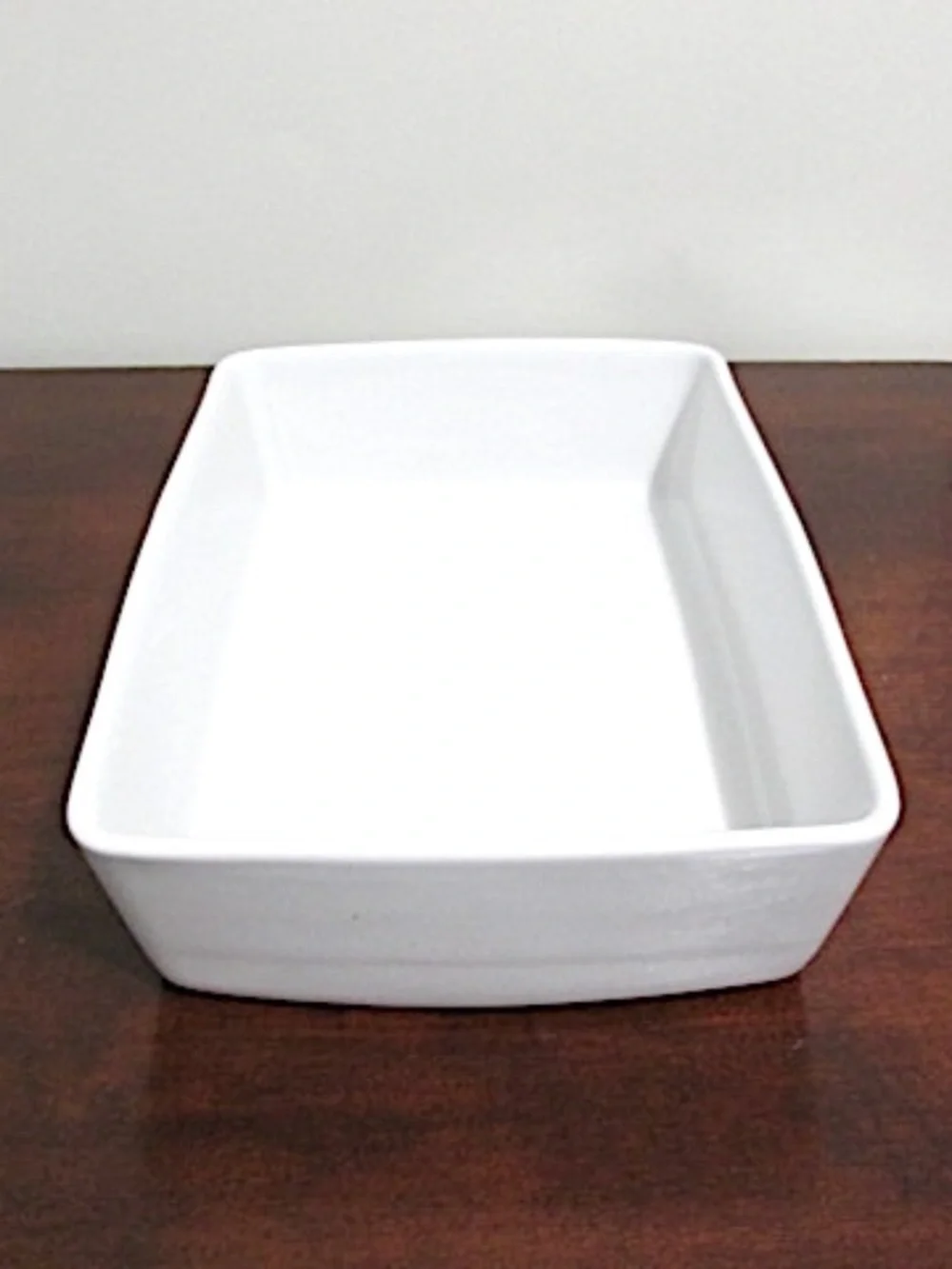 Versatile White Stoneware Baking Dish, Made in Portugal